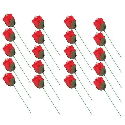 20 Pcs Flame Appearing Rose Exquisite Flower Rose Tricks Toys Professional Magician Props for Parties V1294-YM0512-3115220130911