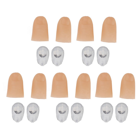 5 Pairs Finger Light Up Thumb PVC 3V 40mAh Battery Powered 4.5cm LED Fake Finger Lights for Performance Prop V1294-YM0512-3115220131612