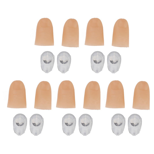 5 Pairs Finger Light Up Thumb PVC 3V 40mAh Battery Powered 4.5cm LED Fake Finger Lights for Performance Prop V1294-YM0512-3115220131613