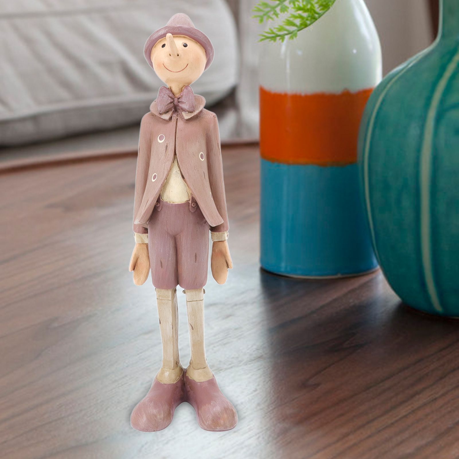 Resin Puppet Ornament Stable Placing Round Slippy Exquisite Desktop Puppet Standing Decoration V1294-YM0512-3115220136311