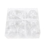 9Pcs Christmas Ball Ornaments Exquisite Plastic Shatterproof Hanging Christmas Tree Ornaments for Home Silver V1294-YM0512-3115220137214