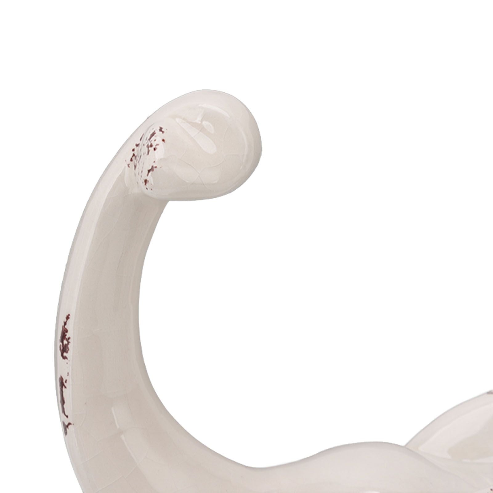 Elephant Ceramic Decor Safe Round Slippy Exquisite Porcelain Elephant Sculpture for Home Office Ornament S V1294-YM0512-3115220138311