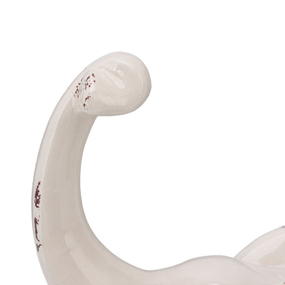 Elephant Ceramic Decor Safe Round Slippy Exquisite Porcelain Elephant Sculpture for Home Office Ornament S V1294-YM0512-3115220138311