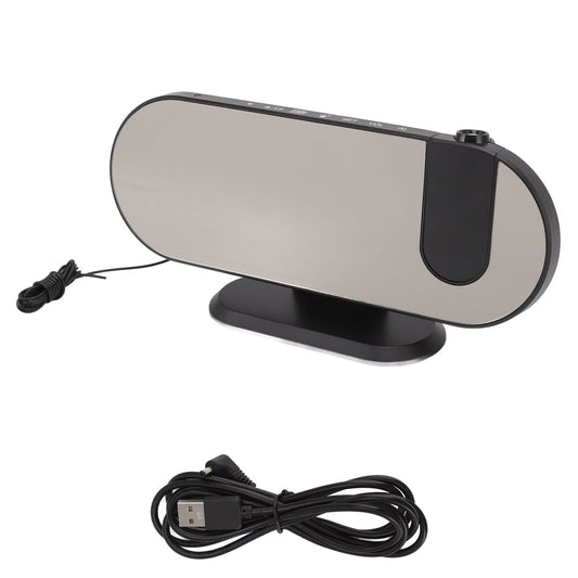 Projection Alarm Clock USB Powered Mirror Display Design High Brightness LED Light Source Ceiling Digital V1294-YM0512-3115220139011