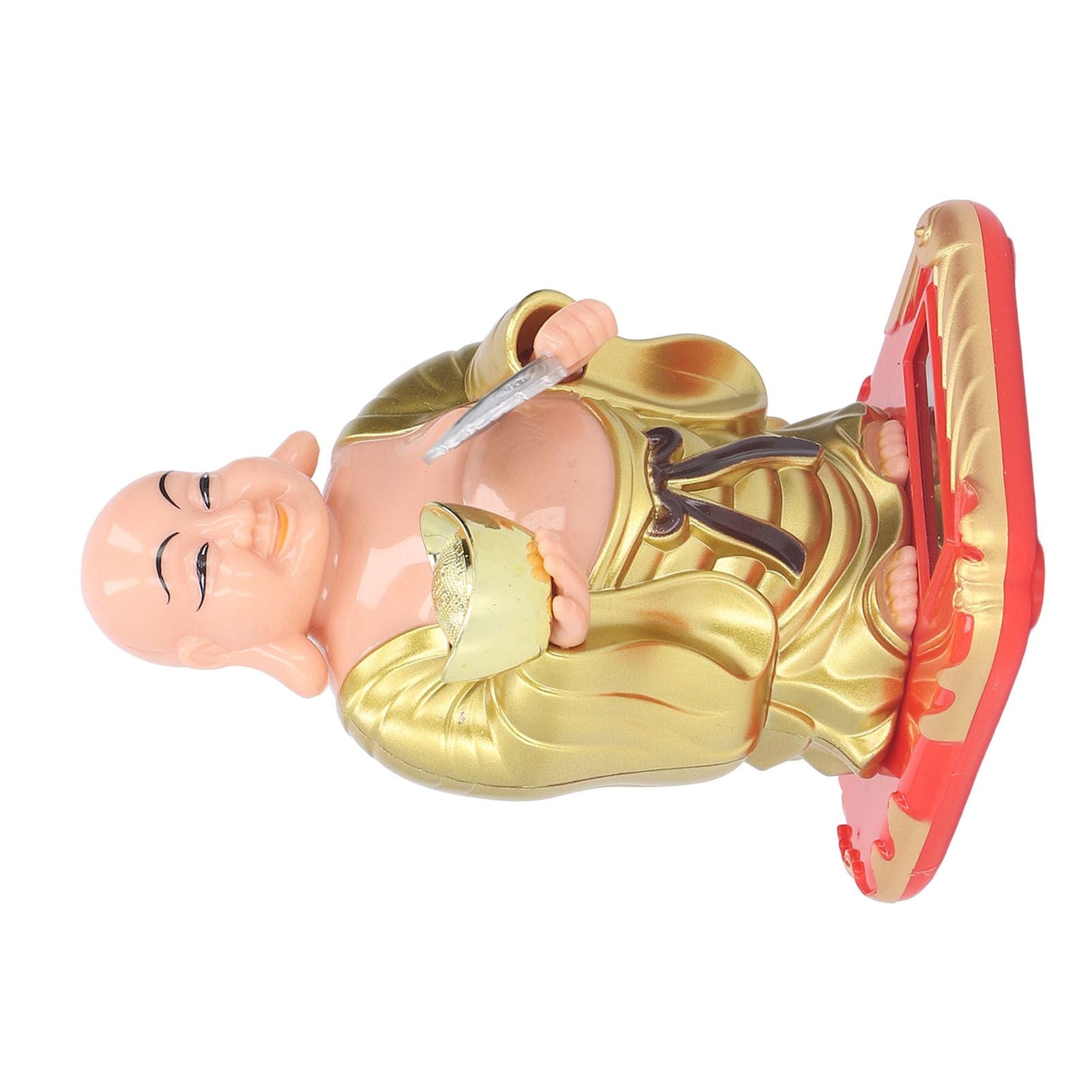 Standing Maitreya Buddha Solar Ornaments Light Energy Sensing Buddha Statue Decoration for Office Home Car V1294-YM0512-3115220142911