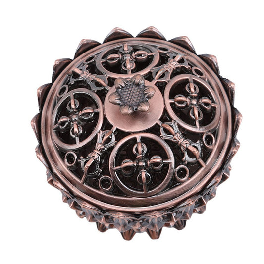 Lotus Incense Burner Zinc Alloy Cone Incense Holder Burner Small Incense Holder Ornaments for Home Decoration V1294-YM0512-3115220146111
