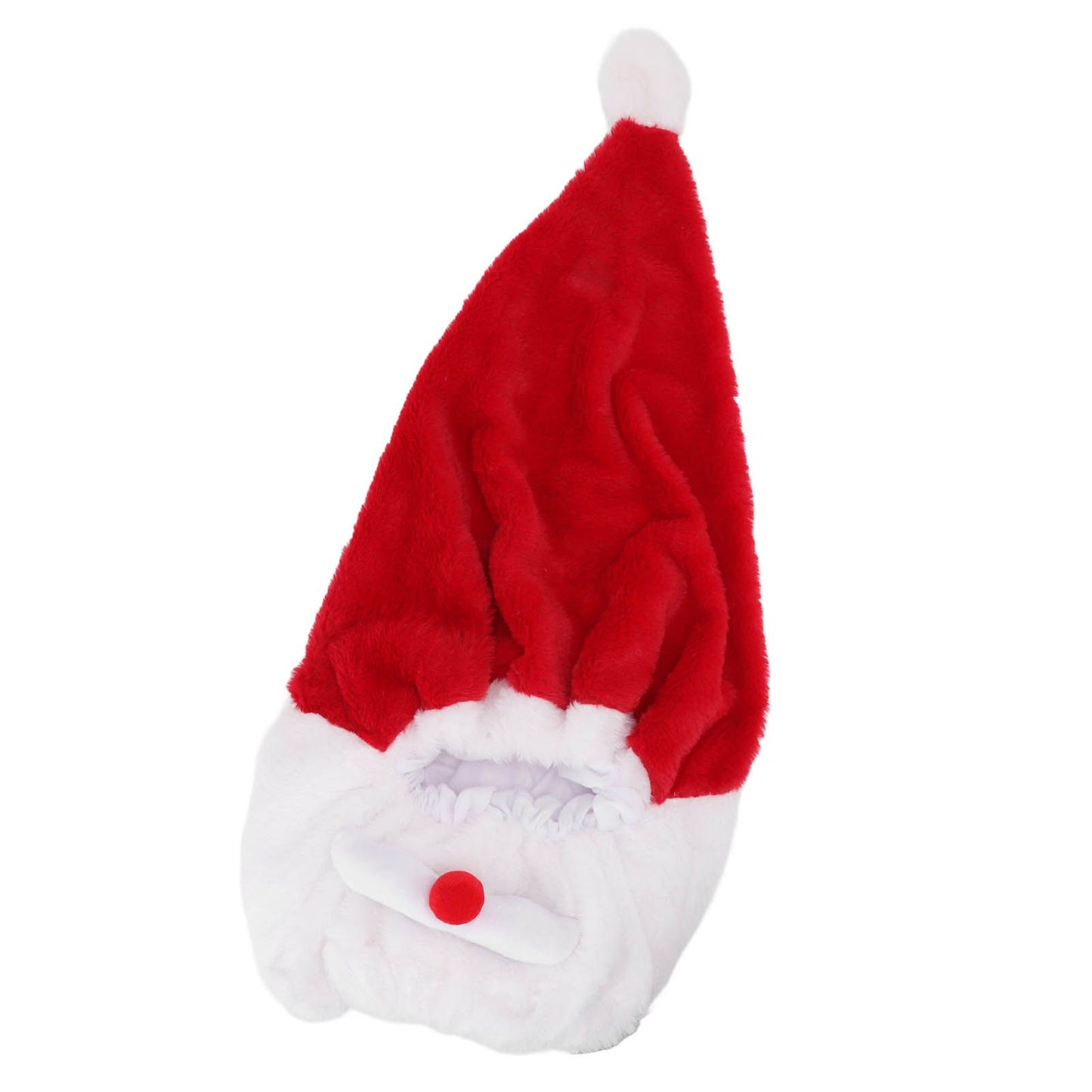 Christmas Helmet Cover Plush Scratch Proof Motorcycle Helmet Hat for Entertainment Decoration V1294-YM0512-3115220147011