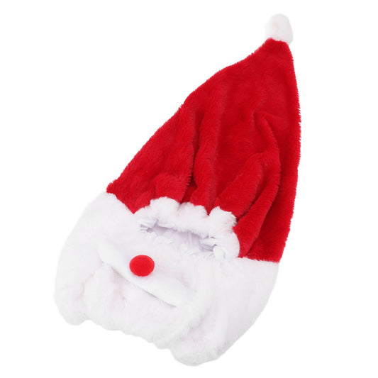 Christmas Helmet Cover Plush Scratch Proof Motorcycle Helmet Hat for Entertainment Decoration V1294-YM0512-3115220147011