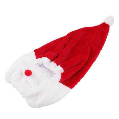 Christmas Helmet Cover Plush Scratch Proof Motorcycle Helmet Hat for Entertainment Decoration V1294-YM0512-3115220147011