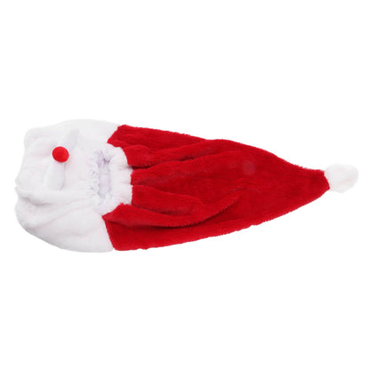 Christmas Helmet Cover Plush Scratch Proof Motorcycle Helmet Hat for Entertainment Decoration V1294-YM0512-3115220147011