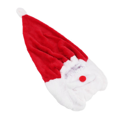 Christmas Helmet Cover Plush Scratch Proof Motorcycle Helmet Hat for Entertainment Decoration V1294-YM0512-3115220147011