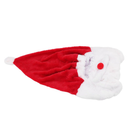 Christmas Helmet Cover Plush Scratch Proof Motorcycle Helmet Hat for Entertainment Decoration V1294-YM0512-3115220147011