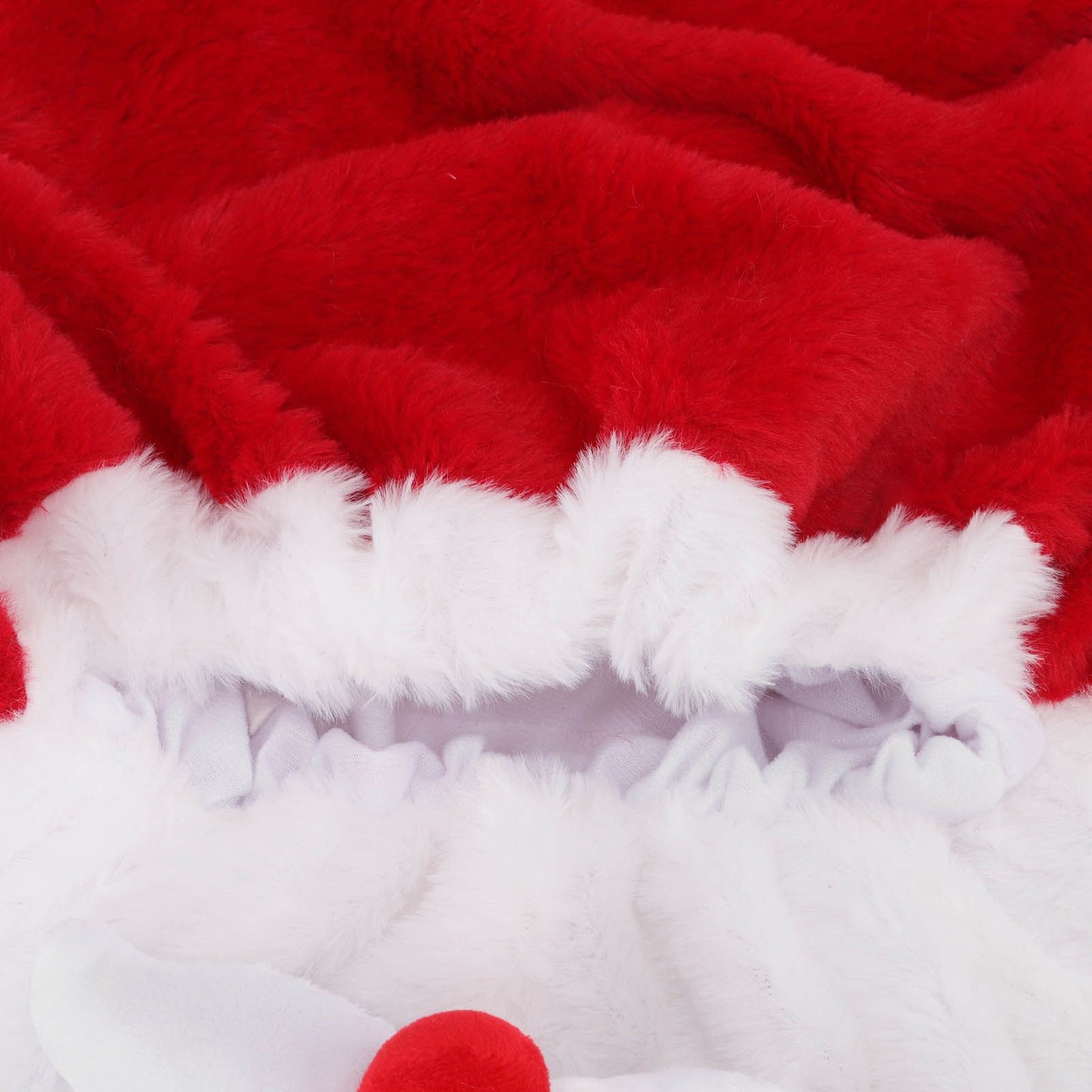 Christmas Helmet Cover Plush Scratch Proof Motorcycle Helmet Hat for Entertainment Decoration V1294-YM0512-3115220147011