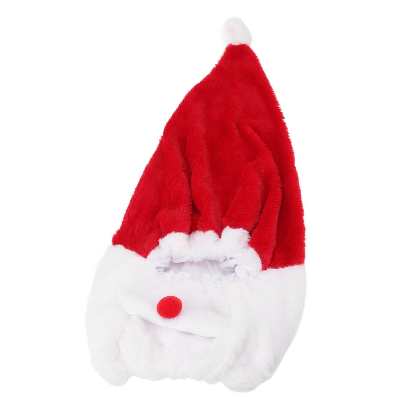 Christmas Helmet Cover Plush Scratch Proof Motorcycle Helmet Hat for Entertainment Decoration V1294-YM0512-3115220147011
