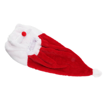 Christmas Helmet Cover Plush Scratch Proof Motorcycle Helmet Hat for Entertainment Decoration V1294-YM0512-3115220147011