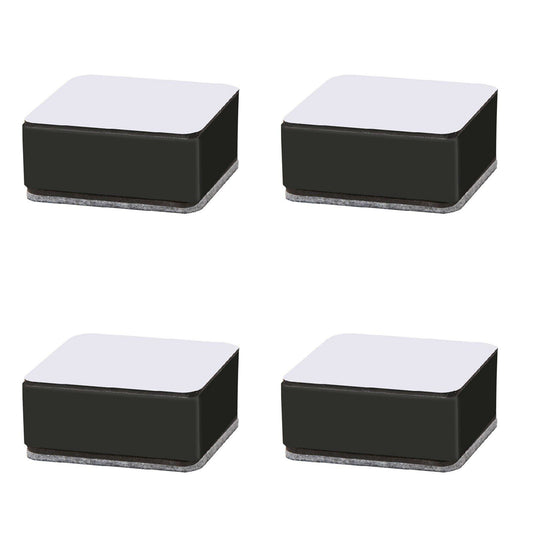 Carbon Steel Furniture Risers Self Adhesive Furniture Lift Anti Slip Low Noise Bed Lifter with Felt Pad for V1294-YM0512-3116220011912