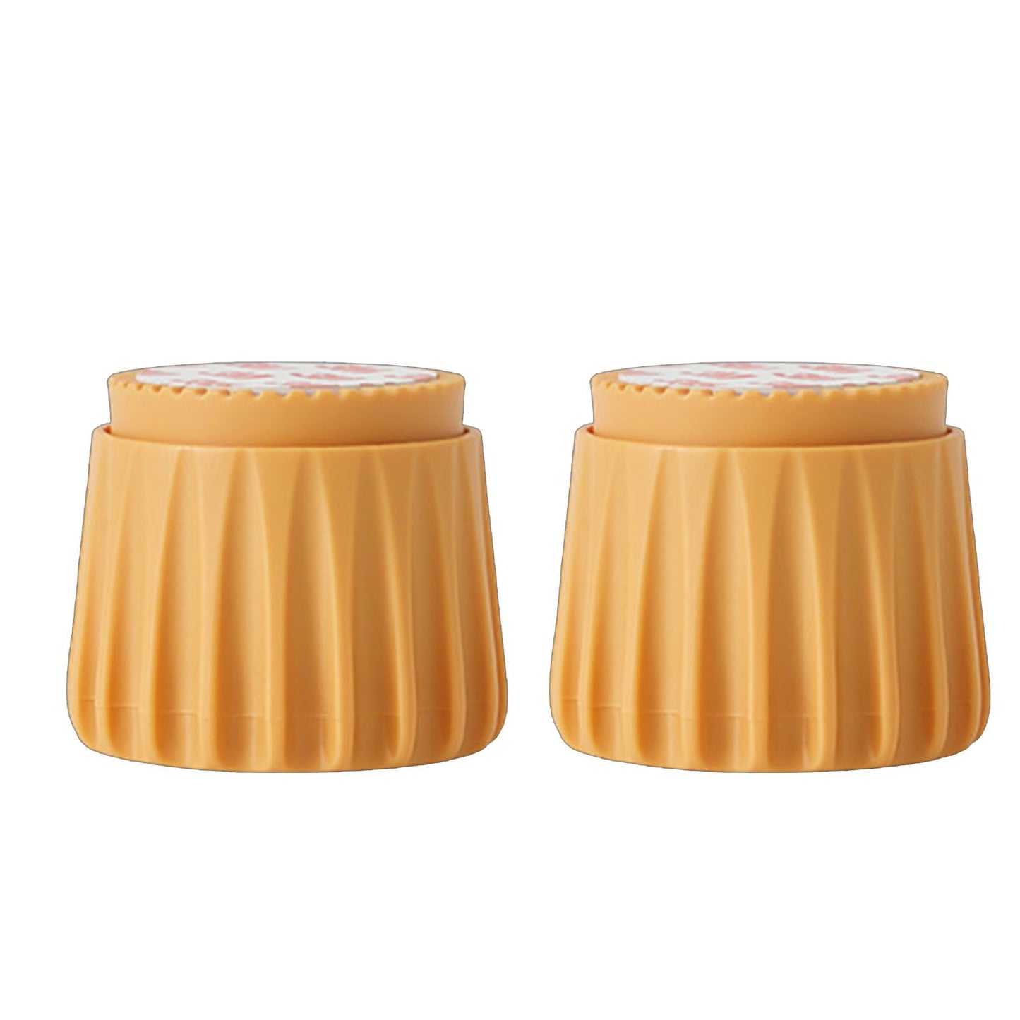 2Pcs Wall Bed Stopper Anti Collision ABS Punch Free Rotatable Mute Bed Anti Shake Tool for Home Yellow Small V1294-YM0512-3116220012011