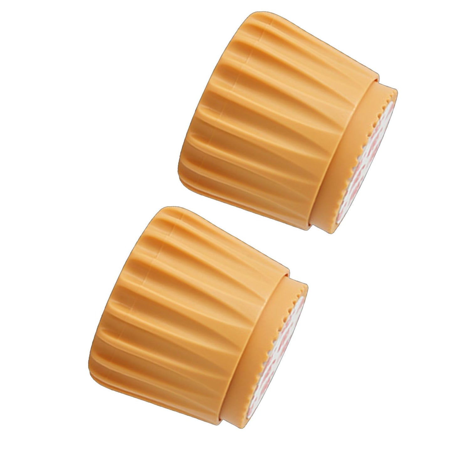 2Pcs Wall Bed Stopper Anti Collision ABS Punch Free Rotatable Mute Bed Anti Shake Tool for Home Yellow Small V1294-YM0512-3116220012011