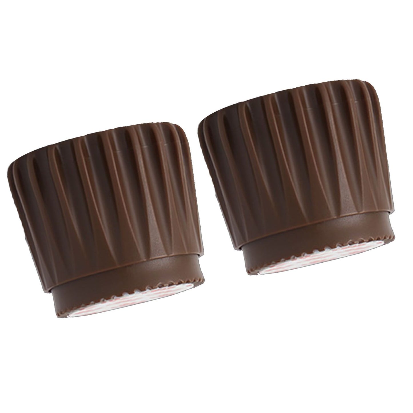 2Pcs Wall Bed Stopper Anti Collision ABS Punch Free Rotatable Mute Bed Anti Shake Tool for Home Brown Small V1294-YM0512-3116220012012