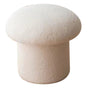 Sofa Bench Simple Modern Elastic Comfortable Soft Round Pine Wooden Foot Stool for Home Decoration White V1294-YM0512-3116220012411