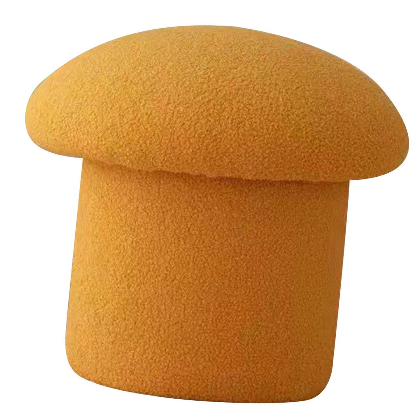 Sofa Bench Simple Modern Elastic Comfortable Soft Round Pine Wooden Foot Stool for Home Decoration Yellow V1294-YM0512-3116220012412