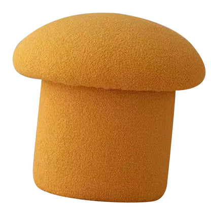 Sofa Bench Simple Modern Elastic Comfortable Soft Round Pine Wooden Foot Stool for Home Decoration Yellow V1294-YM0512-3116220012412