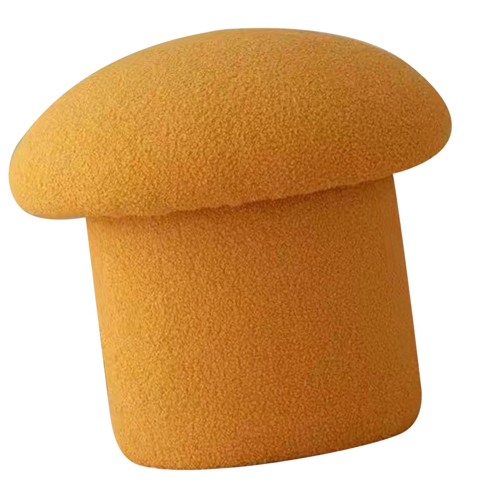 Sofa Bench Simple Modern Elastic Comfortable Soft Round Pine Wooden Foot Stool for Home Decoration Yellow V1294-YM0512-3116220012412