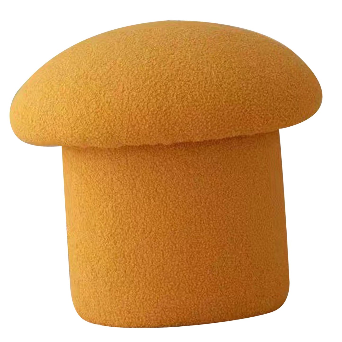 Sofa Bench Simple Modern Elastic Comfortable Soft Round Pine Wooden Foot Stool for Home Decoration Yellow V1294-YM0512-3116220012412