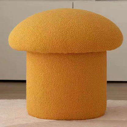 Sofa Bench Simple Modern Elastic Comfortable Soft Round Pine Wooden Foot Stool for Home Decoration Yellow V1294-YM0512-3116220012412