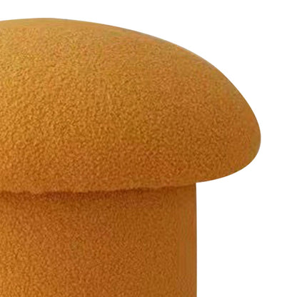 Sofa Bench Simple Modern Elastic Comfortable Soft Round Pine Wooden Foot Stool for Home Decoration Yellow V1294-YM0512-3116220012412