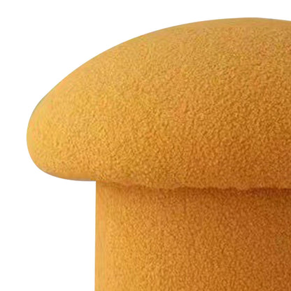 Sofa Bench Simple Modern Elastic Comfortable Soft Round Pine Wooden Foot Stool for Home Decoration Yellow V1294-YM0512-3116220012412
