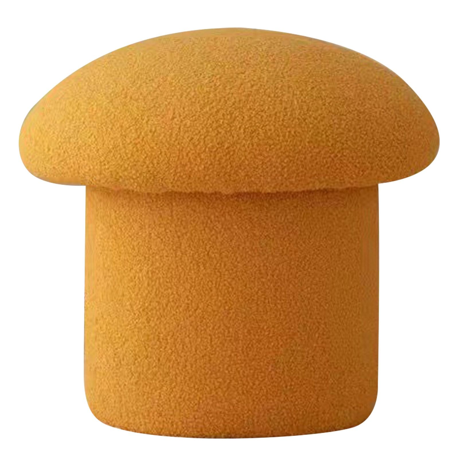 Sofa Bench Simple Modern Elastic Comfortable Soft Round Pine Wooden Foot Stool for Home Decoration Yellow V1294-YM0512-3116220012412