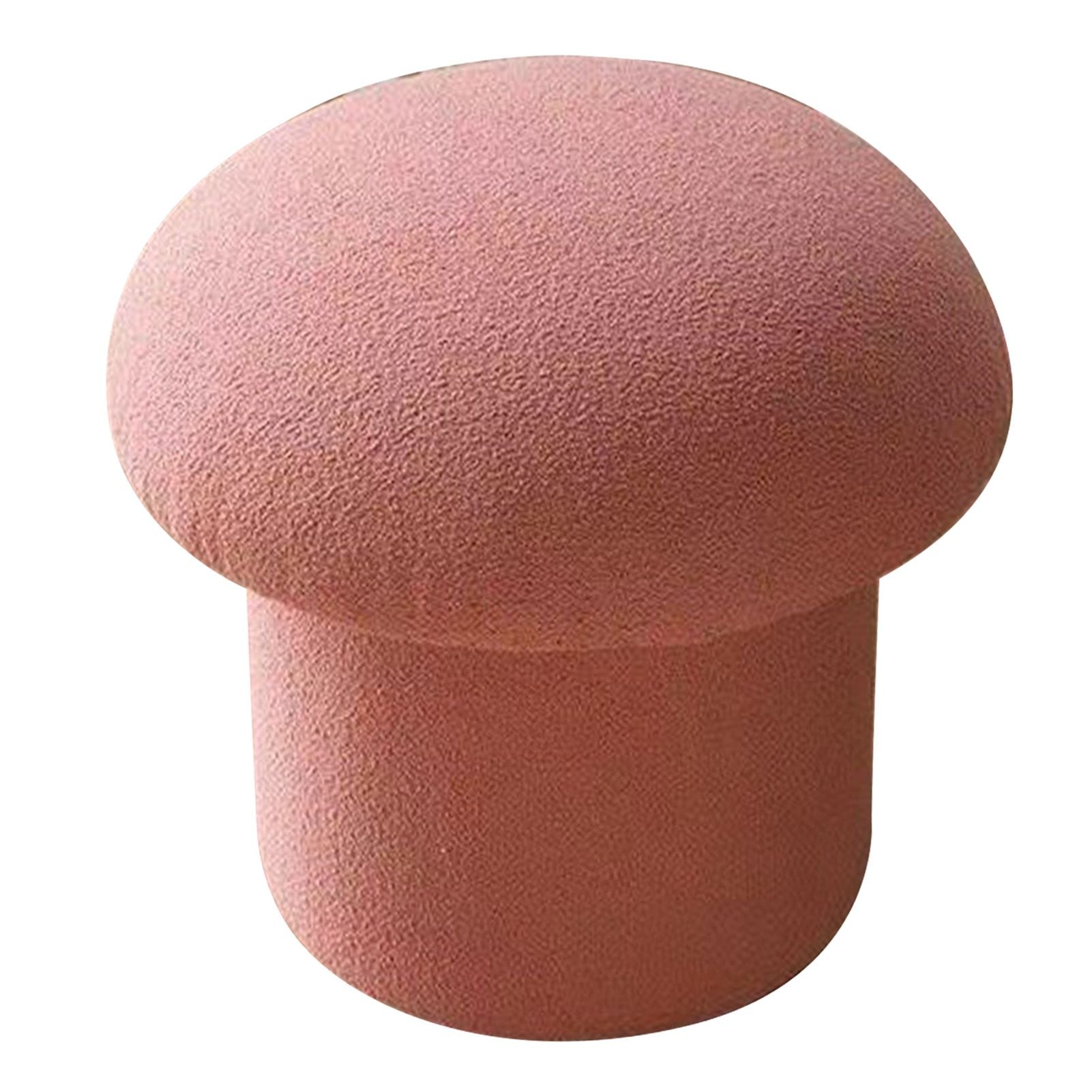 Sofa Bench Simple Modern Elastic Comfortable Soft Round Pine Wooden Foot Stool for Home Decoration Pink V1294-YM0512-3116220012413