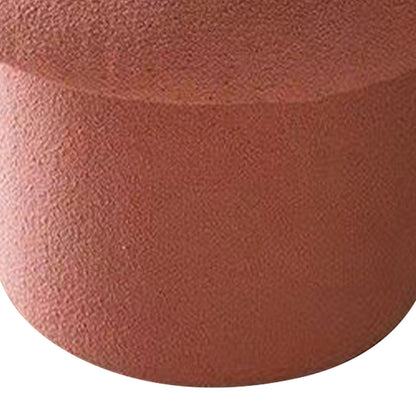 Sofa Bench Simple Modern Elastic Comfortable Soft Round Pine Wooden Foot Stool for Home Decoration Pink V1294-YM0512-3116220012413