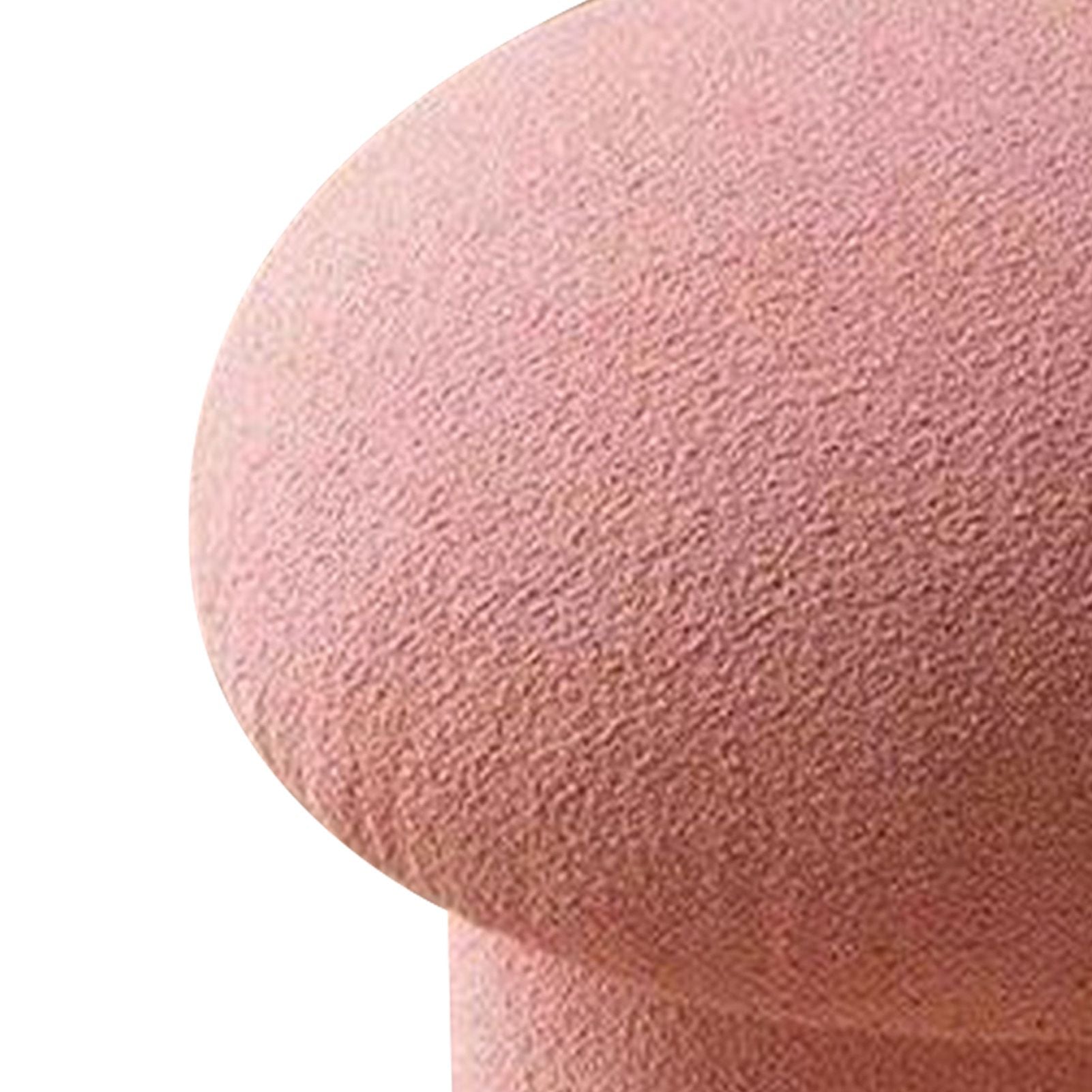 Sofa Bench Simple Modern Elastic Comfortable Soft Round Pine Wooden Foot Stool for Home Decoration Pink V1294-YM0512-3116220012413