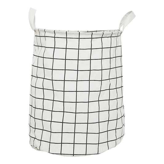 Foldable Dirty Clothes Basket Household Cotton Linen Dirty Laundry Basket Storage Basket Laundry Organizer V1294-YM0512-3117220249011