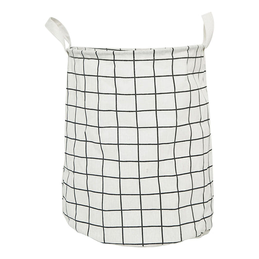 Foldable Dirty Clothes Basket Household Cotton Linen Dirty Laundry Basket Storage Basket Laundry Organizer V1294-YM0512-3117220249011