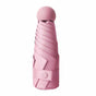 6 Ribs Folding Umbrella Five Fold UV Proof Sunscreen Capsule Umbrella for Sunny Rainy Days Pink with Storage V1294-YM0512-3117220249311
