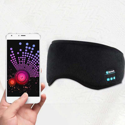 Smart Eye Mask Wireless Bluetooth 5.0 Music Communication Light Shading for Sleep Black V1294-YM0512-3117220249511
