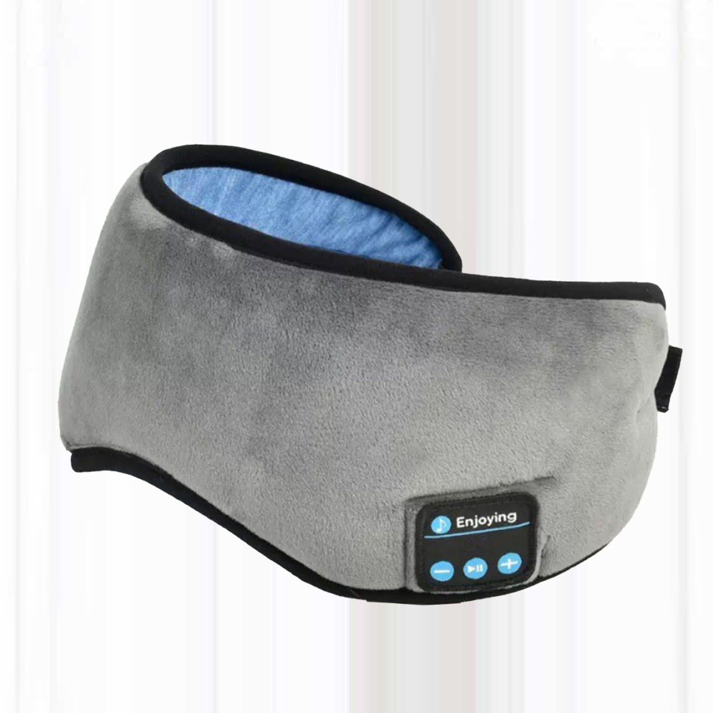 Smart Eye Mask Wireless Bluetooth 5.0 Music Communication Light Shading for Sleep Grey V1294-YM0512-3117220249512