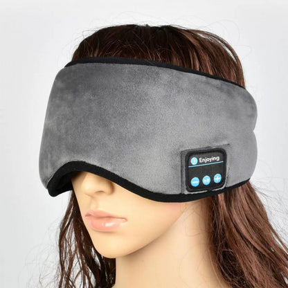 Smart Eye Mask Wireless Bluetooth 5.0 Music Communication Light Shading for Sleep Grey V1294-YM0512-3117220249512