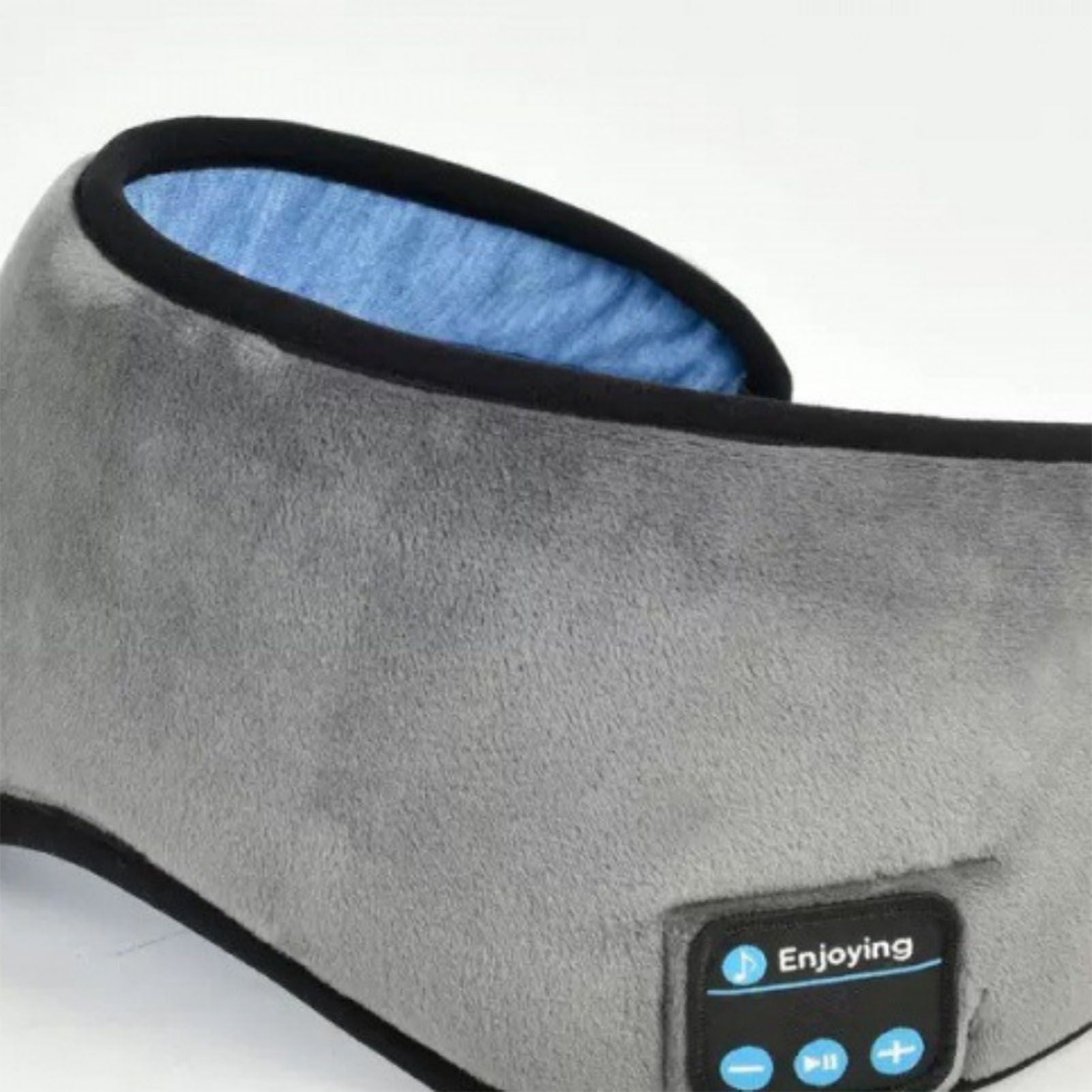 Smart Eye Mask Wireless Bluetooth 5.0 Music Communication Light Shading for Sleep Grey V1294-YM0512-3117220249512