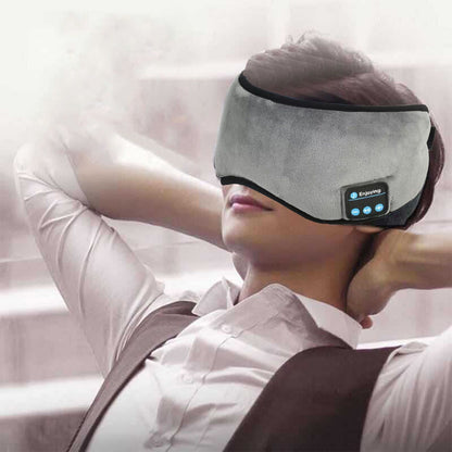 Smart Eye Mask Wireless Bluetooth 5.0 Music Communication Light Shading for Sleep Grey V1294-YM0512-3117220249512