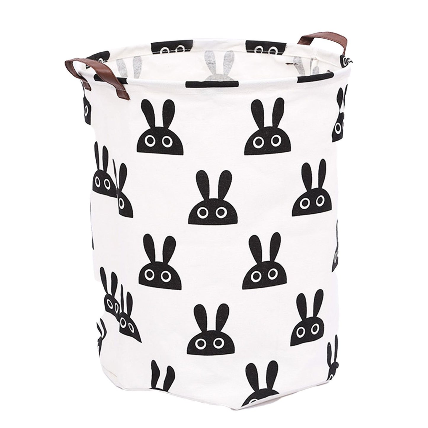Laundry Basket Cute Rabbit Cotton 40x40x50cm Dirty Clothes Hamper Storage Basket Waterproof Lining Bin V1294-YM0512-3117220249911