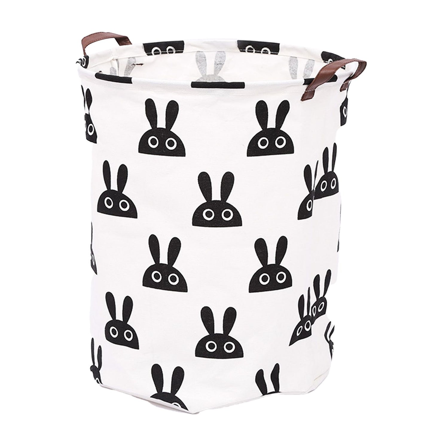 Laundry Basket Cute Rabbit Cotton 40x40x50cm Dirty Clothes Hamper Storage Basket Waterproof Lining Bin V1294-YM0512-3117220249911