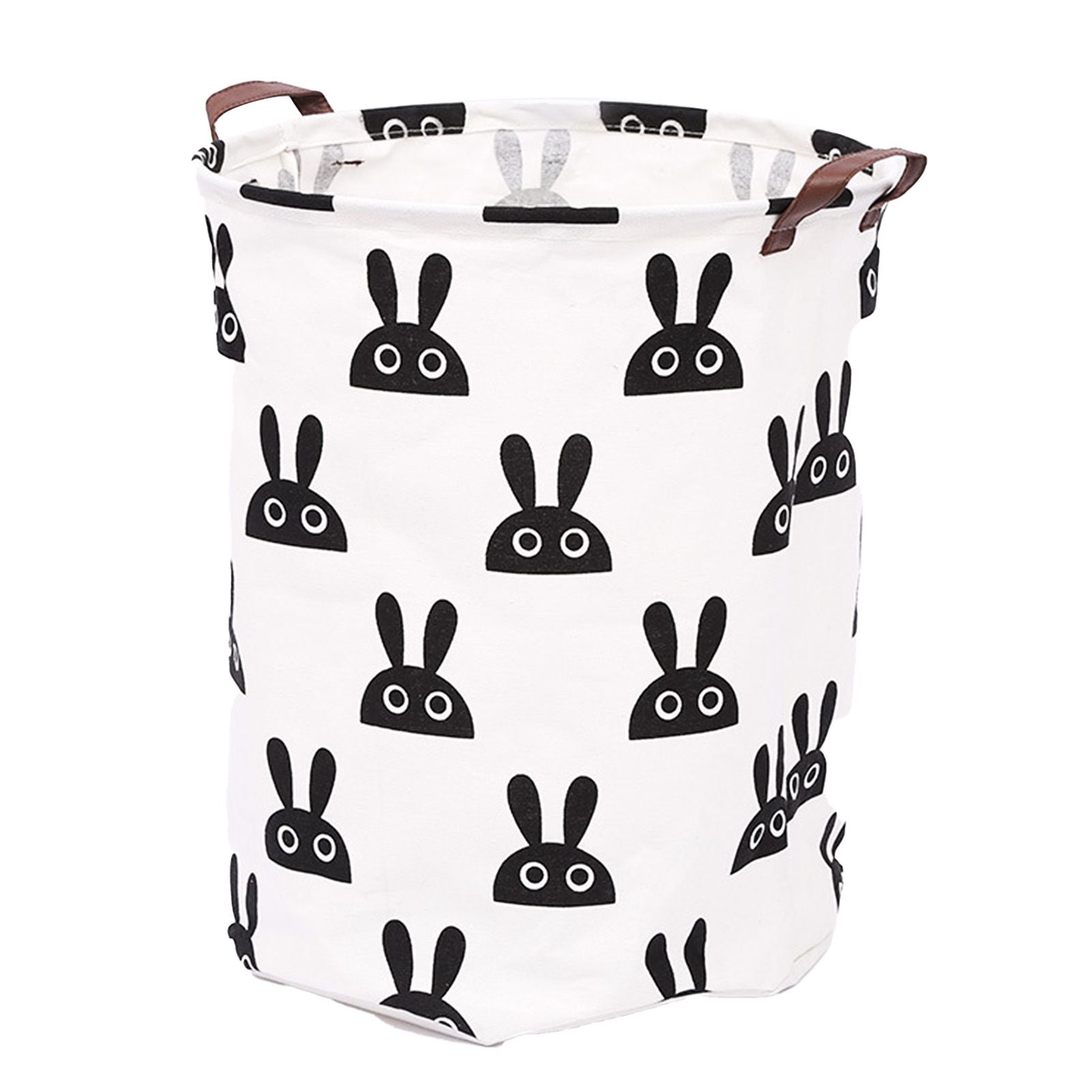 Laundry Basket Cute Rabbit Cotton 40x40x50cm Dirty Clothes Hamper Storage Basket Waterproof Lining Bin V1294-YM0512-3117220249911