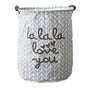Laundry Basket Cotton Linen Foldable Round Dirty Clothes Storage Bag Folding Laundry Hamper for Home V1294-YM0512-3117220250012