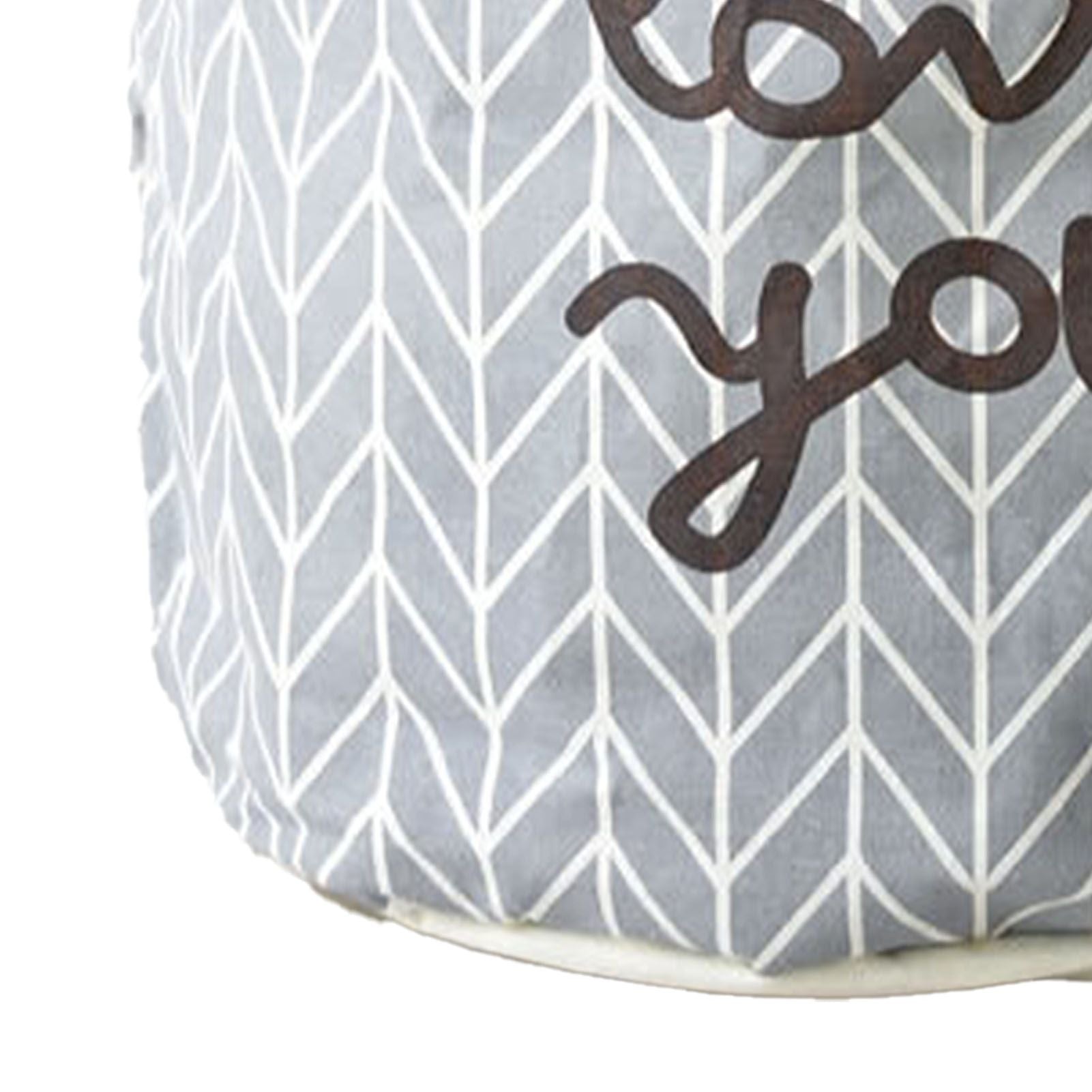 Laundry Basket Cotton Linen Foldable Round Dirty Clothes Storage Bag Folding Laundry Hamper for Home V1294-YM0512-3117220250012