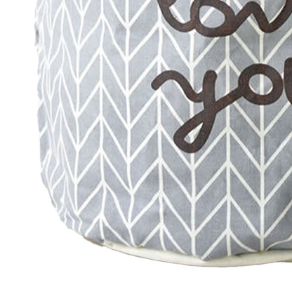 Laundry Basket Cotton Linen Foldable Round Dirty Clothes Storage Bag Folding Laundry Hamper for Home V1294-YM0512-3117220250012