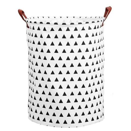 Laundry Basket Cotton Linen 40x40x50cm Dirty Clothes Hamper Storage Basket Waterproof Lining Bin V1294-YM0512-3117220250111